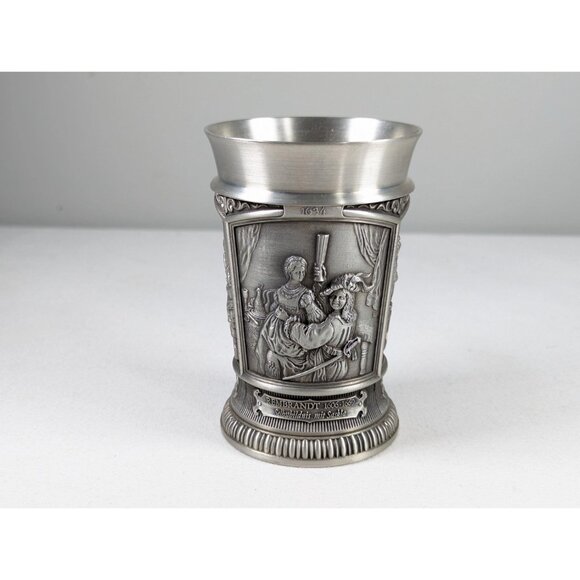 WMF 4" Dutch Old Masters Pewter Cup Rembrandt, Jan Steen, Hendr. Sorgh - Picture 4 of 10